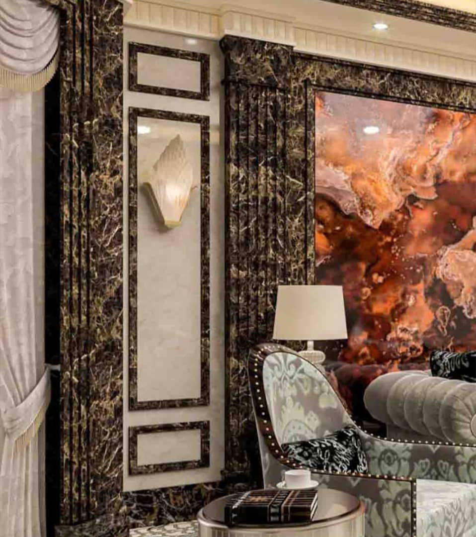 دیوارپوش پر طرفدار pvc طرح سنگ
